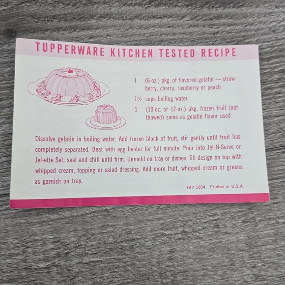 Tupperware jello mold and server - Picture 7 of 8